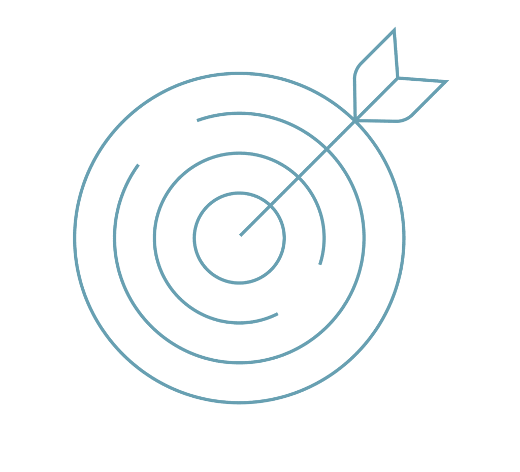 Target with bullseye