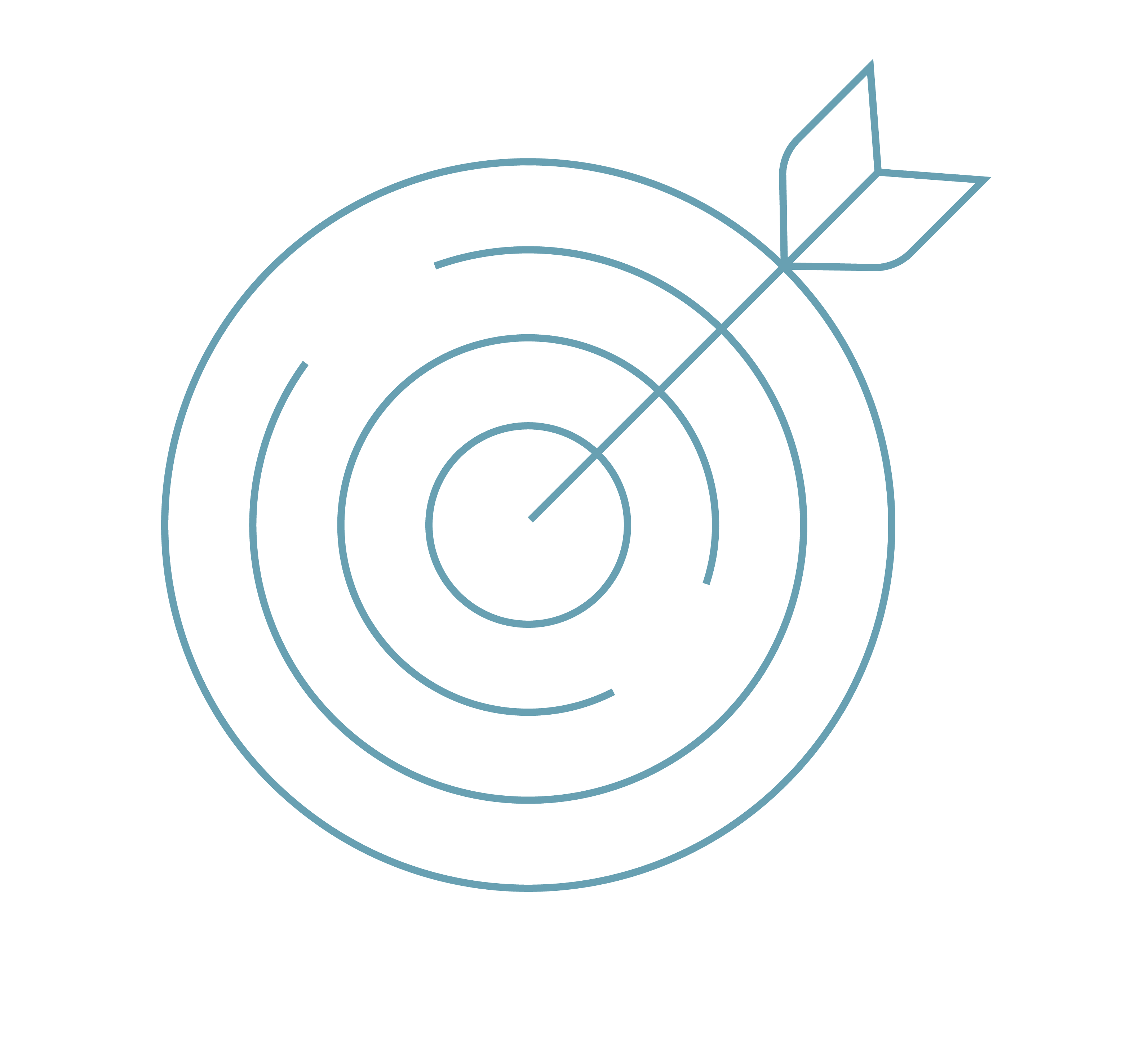 Target with bullseye