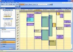 Linear Calendar, Week View