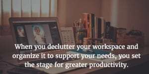 Organization tips to spring clean your office from productivity expert Maura Nevel Thomas.