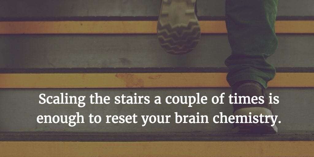 When you're in 'F-State,' try to get a quick burst of exercise, Dr. Edward Hallowell says.