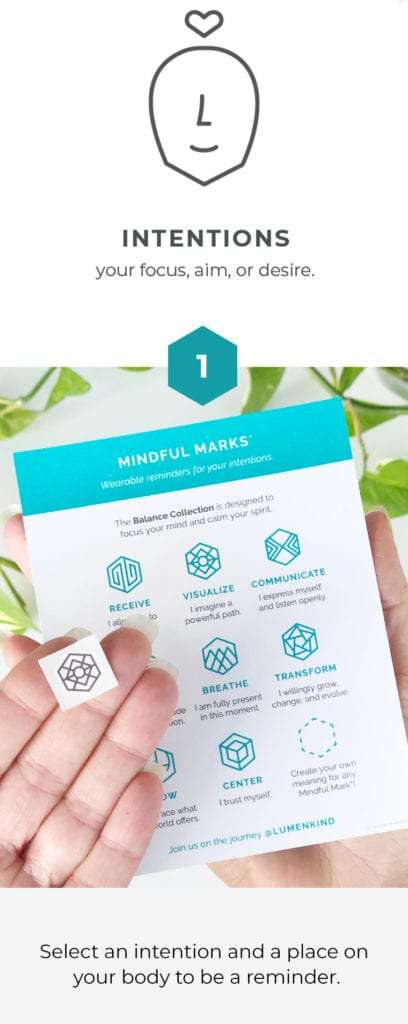 How to apply Mindful Marks part 1