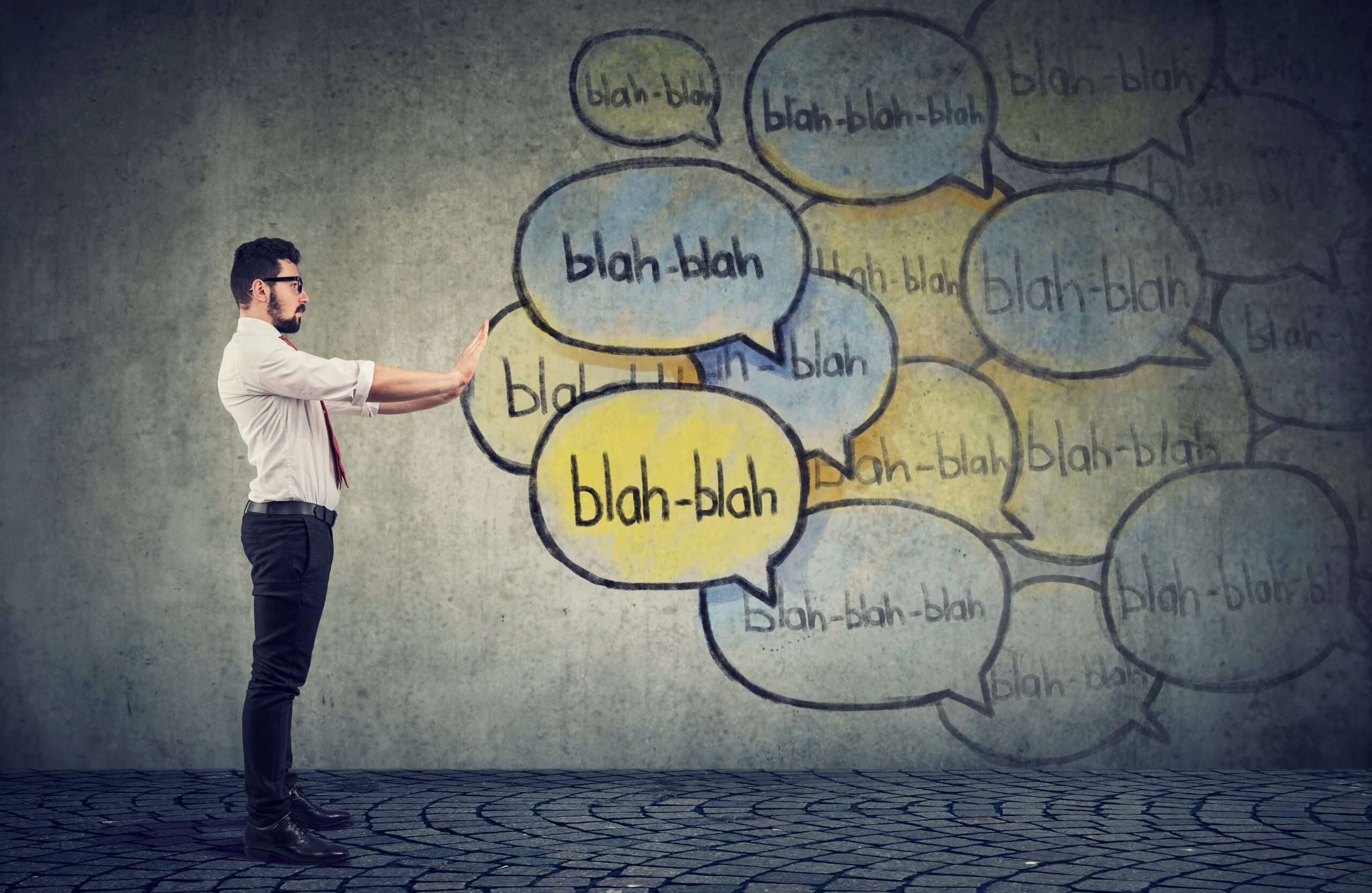 worker resisting excessive communication